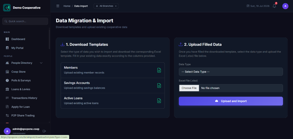 Data Migration & Import